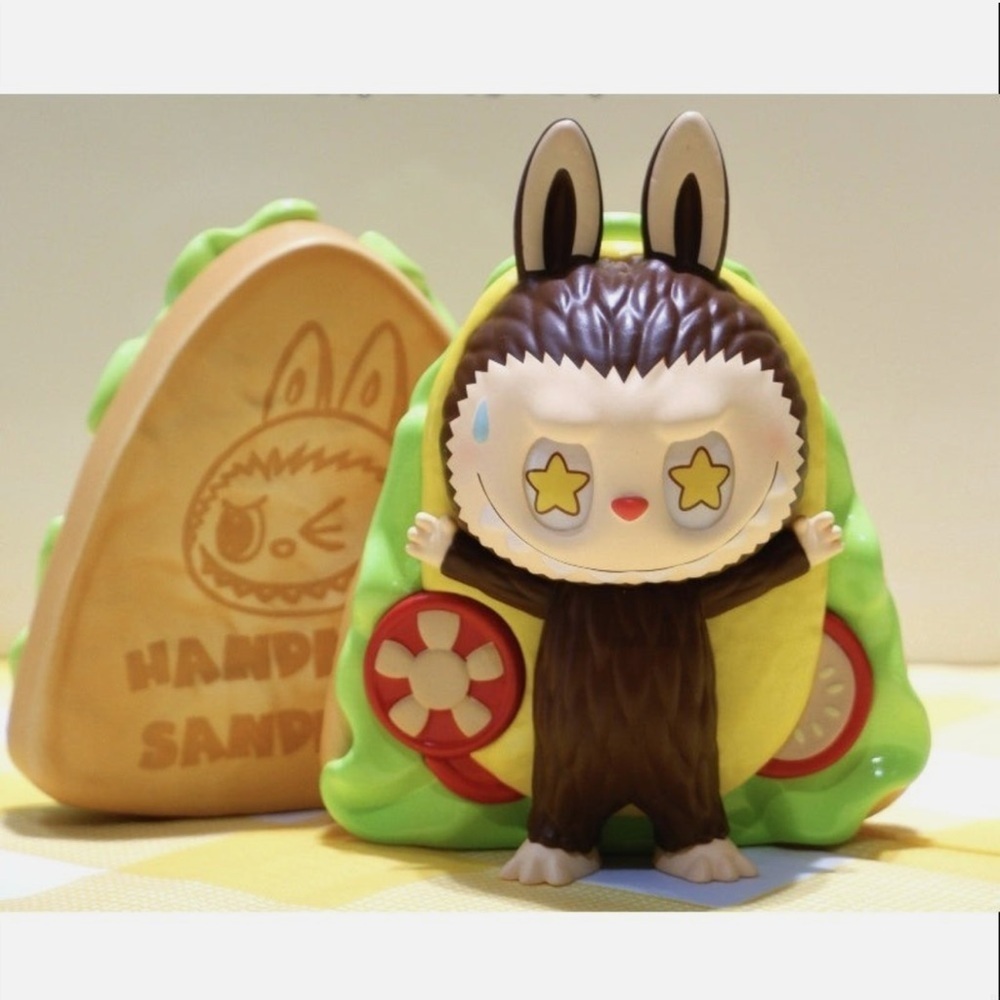 POP MART LABUBU THE MONSTERS Wacky Mart Series Figure Toy- Labubu sandwich